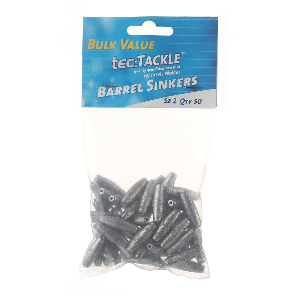 Jarvis Walker Barrel Sinkers Value Pack Sz2