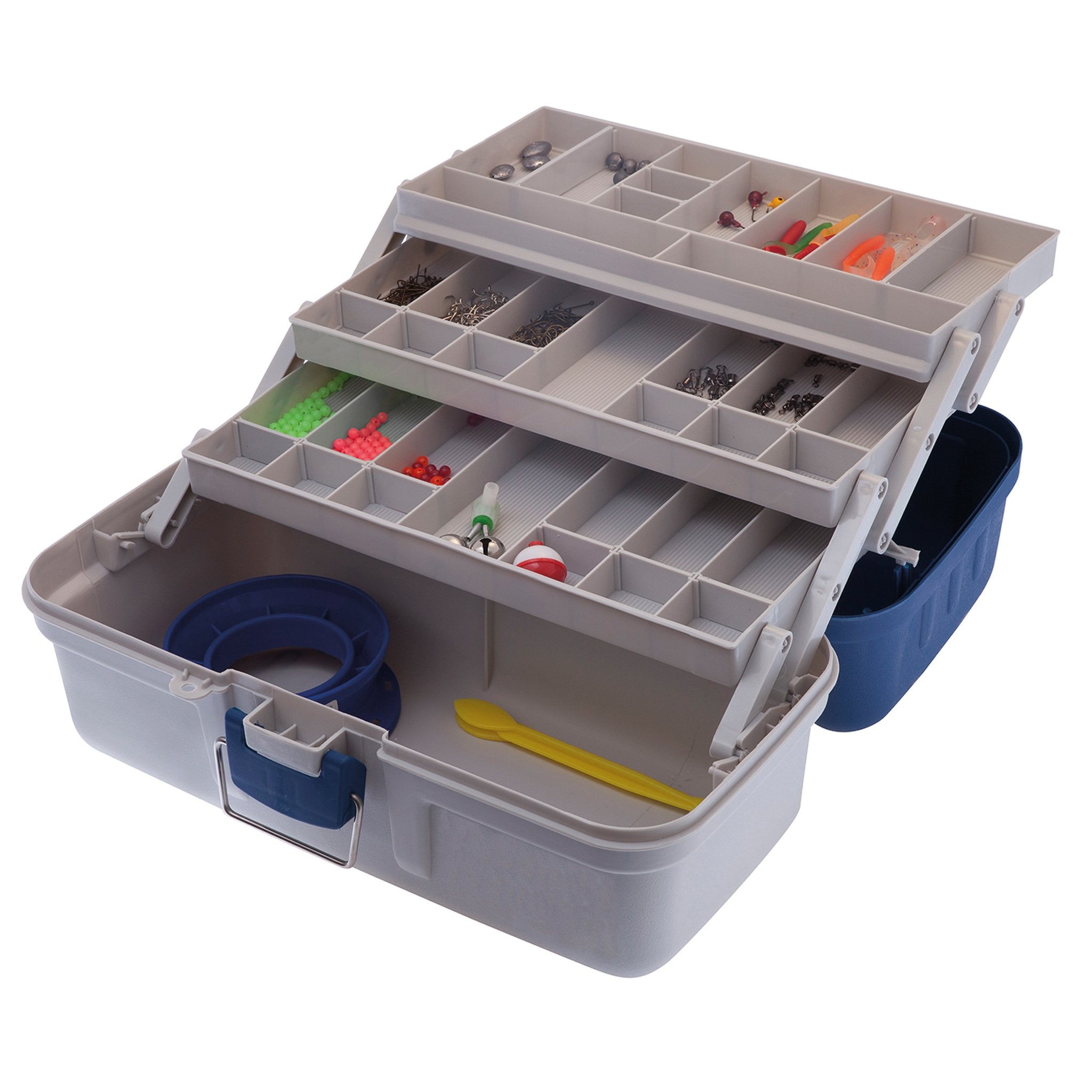 huge accordian tackle box Jarvis Walker 500 Piece Tackle Box Kit