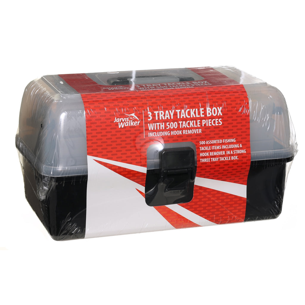 Jarvis Walker 3 Tray DH Tackle Box With 500 Pieces